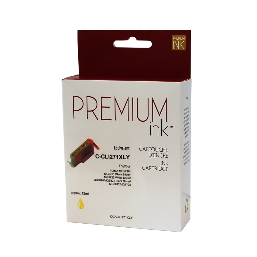 Canon CLI-271XL Yellow Alternative Premium Ink